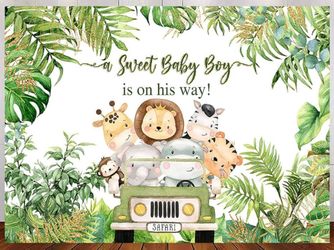 Safari Theme Baby Shower $25