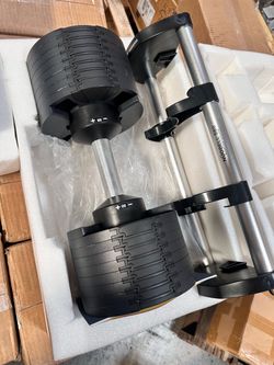 NÜOBELL 580  80 lb Adjustable Dumbbells – Pair, Never Used