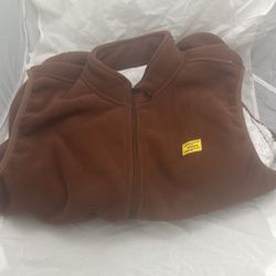 New Brown Fleece Vest – Super Warm & Soft
