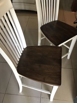Solid wood bar stools
