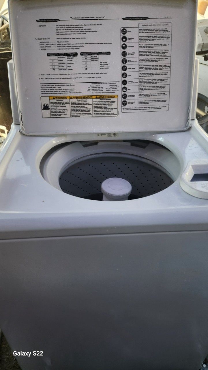 Kenmore Washer Super Capacity And Heavy Duty Works Excellent