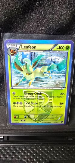 Pokémon TCG Leafeon 11/116 Plasma Freeze Team Plasma Regular Rare Eng 2013