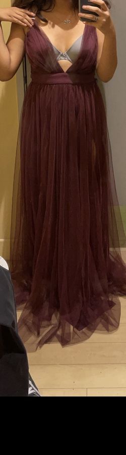 Burgundy Windsor Dress