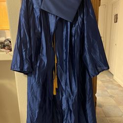Blue Cap And Gown