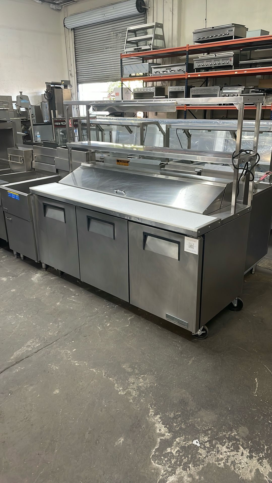 72” Sandwich Prep Table TRUE TSSU-72-18-HC