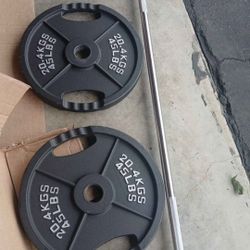 Weights Iron Metal 2.45 Lb & Bar