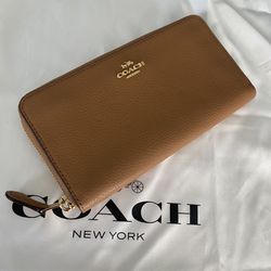 Coach Full Size Zip Wallet 