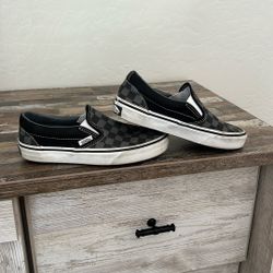 Checkered Vans 