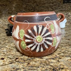 Mexican Pottery Bean Pot