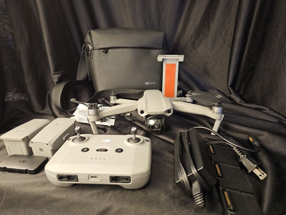DJI Mavic Air 2 Drone Kit - 4k Camera, Great Condition, Ready To Fly