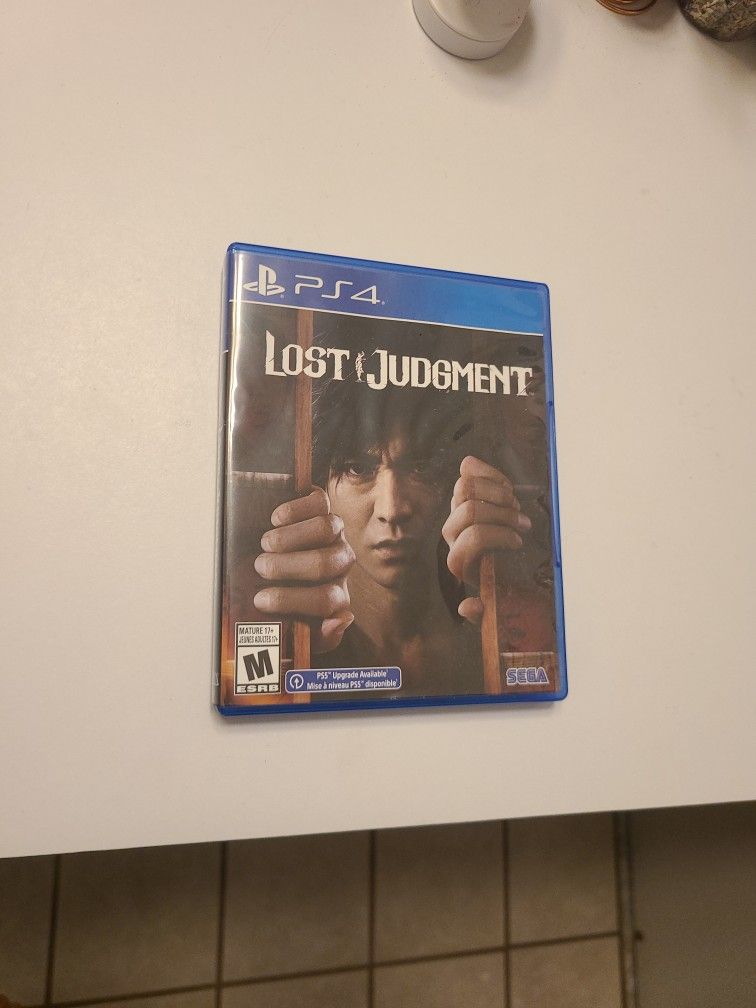 Lost Judgment PS4 video game 