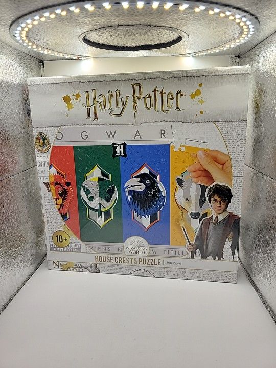 Harry Potter House Crests 500 Piece Jigsaw Puzzle - BRAND NEW -