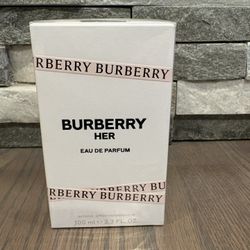 Burberry Her by Burberry 3.3 oz EDP Perfume for Women | New & Sealed Box!