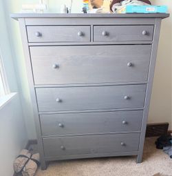 IKEA GULLABERG Gray 6-drawer dresser