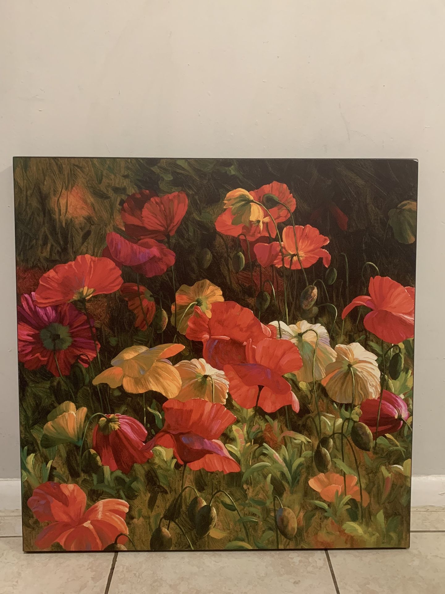 Picture Of Flowers 29.5in x 29.5in x 1.5in