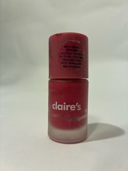 Claire's Matte Effect Nail Polish (Red)