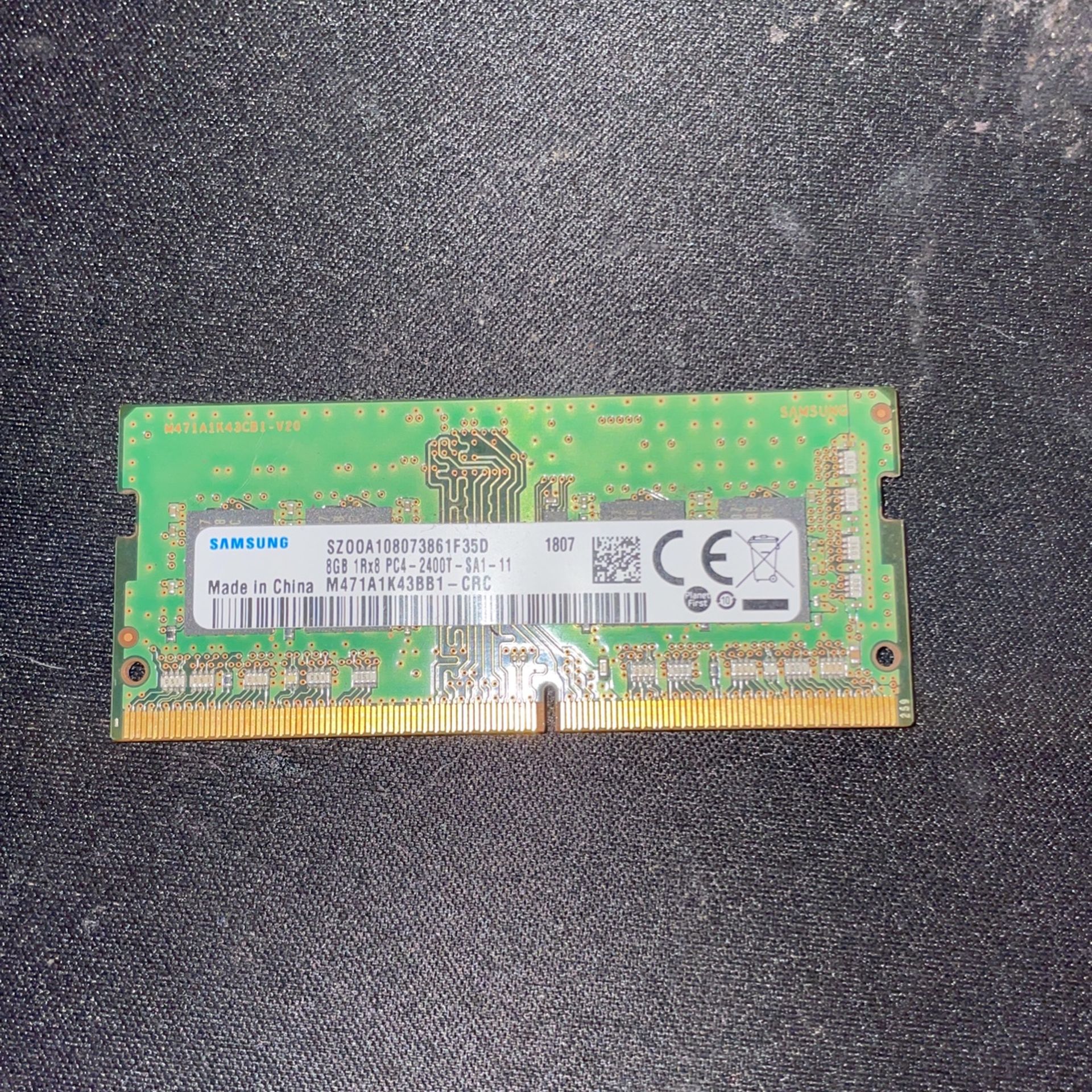 laptop ddr4 8gig ram samsung 