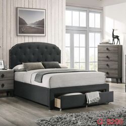 Queen Bed Frame With Storage 