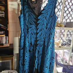 Vestido super elegante color verde aqua sise M/ L