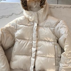 The North Face White Puffer size 10/12