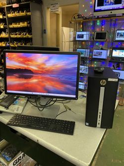 HP Pavilion 570-p0xx Desktop | Windows 11 Pro | Intel Core i5-7400 | 3.00 GHz | 256GB SSD | 8 GB