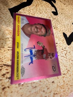 Randy Johnson #10/15 Autograph Card