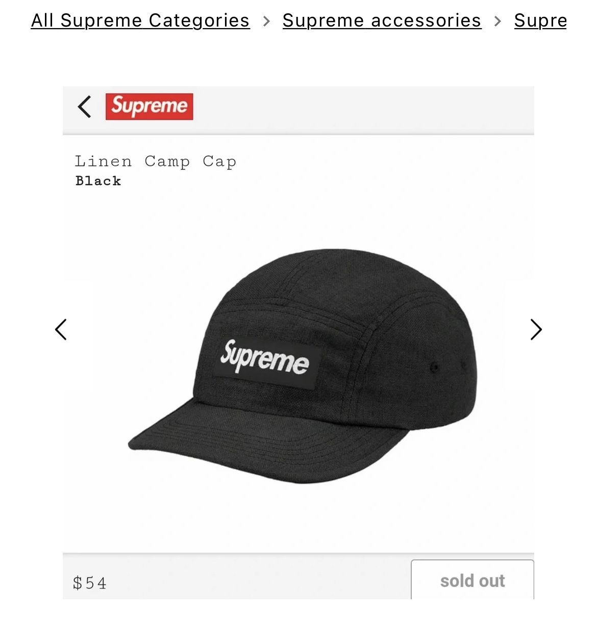 Supreme Hat