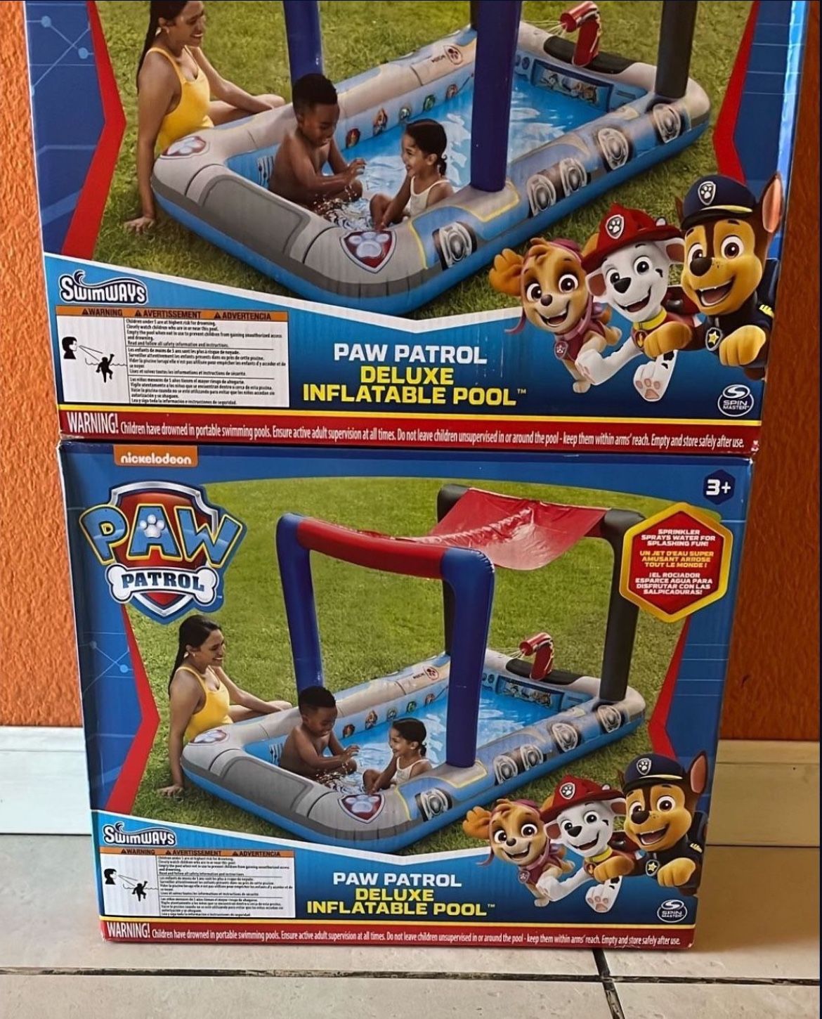 Paw Patrol Deluxe Inflatable Pool - Piscina Inflable Deluxe de Paw Patrol