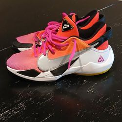 Nike Zoom Freak Sz 6.5 Crimson/black/fire Pink 