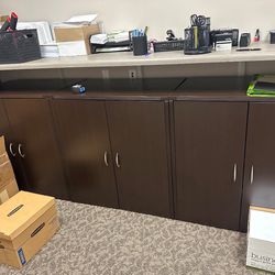 Brown Cabinets / File Cabinets 