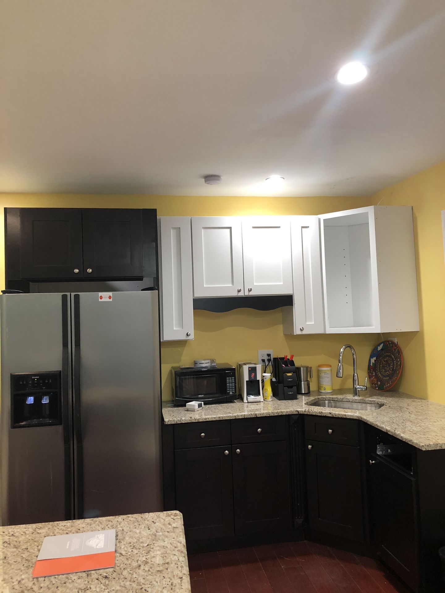 Kitchen cabinets and granite top , 96x60, plus island 50x24