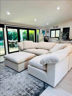 BRAND NEW BEIGE CLOUD MODULAR SECTIONAL SAME DAY DELIVERY