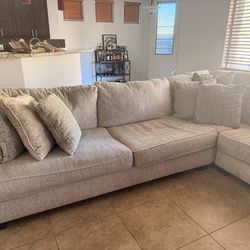 Beige Sectional Couch For Sale