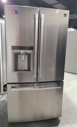 Kenmore 3-Door Stainless Steel Fridge

