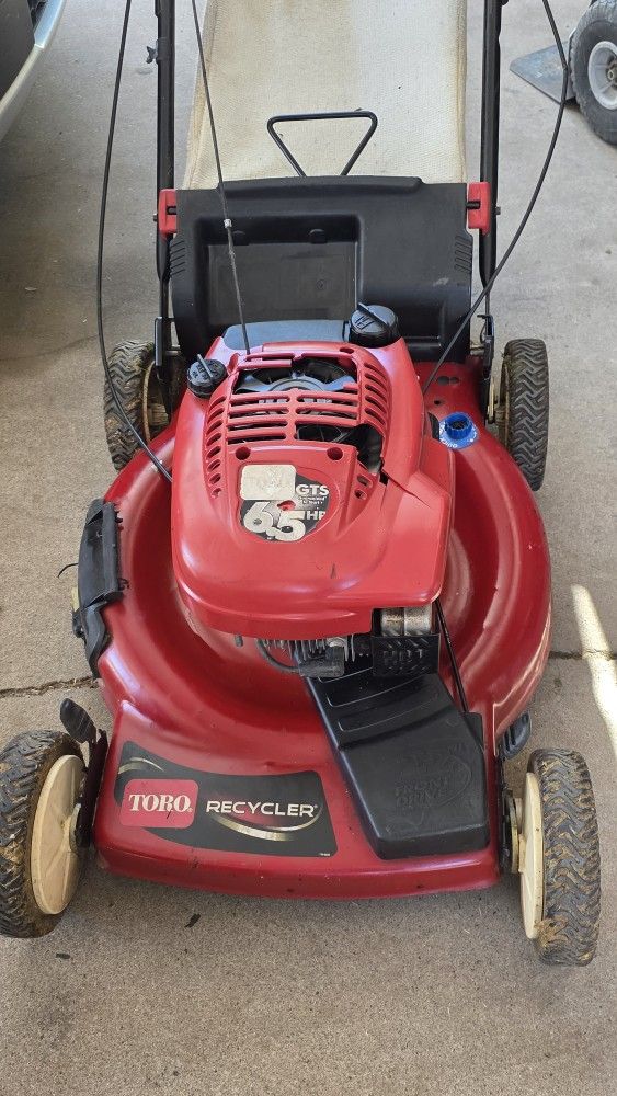 Toro Self Propelled Lawn Mower.