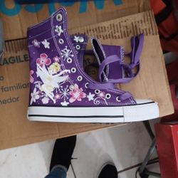 Tinkerbell Purple Sneakers 