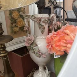 Vintage Porcelain Lamp 