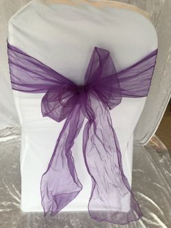 Chair sashes wedding decor decorations