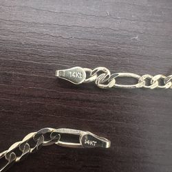 Gold 14k - Oro 14K  Necklace- Bracelet 