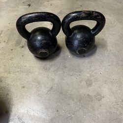 Two 12kg Solid KB’s