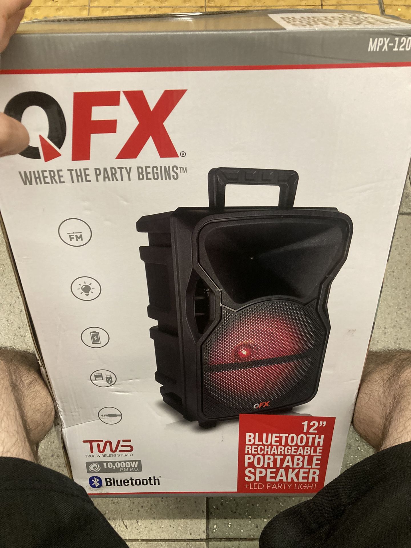 Qfx Bluetooth Speaker Brand New In Box