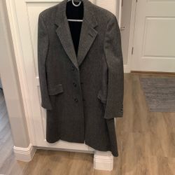 Men’s wool Long Coat, Vintage