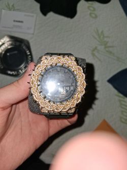 Moissanite g shock watch