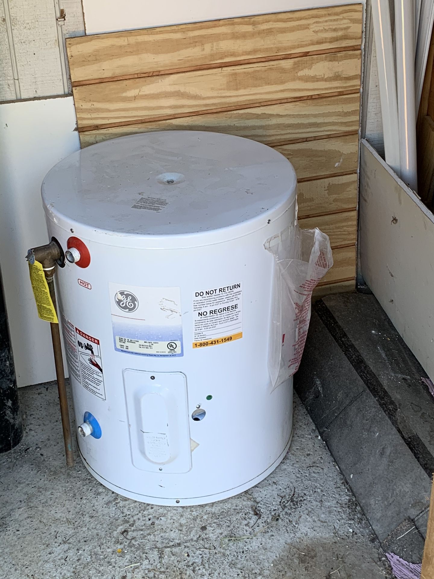 GE water heater 20 gallon
