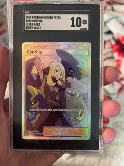 Graded 10 Pokémon sv82 Cynthia Card