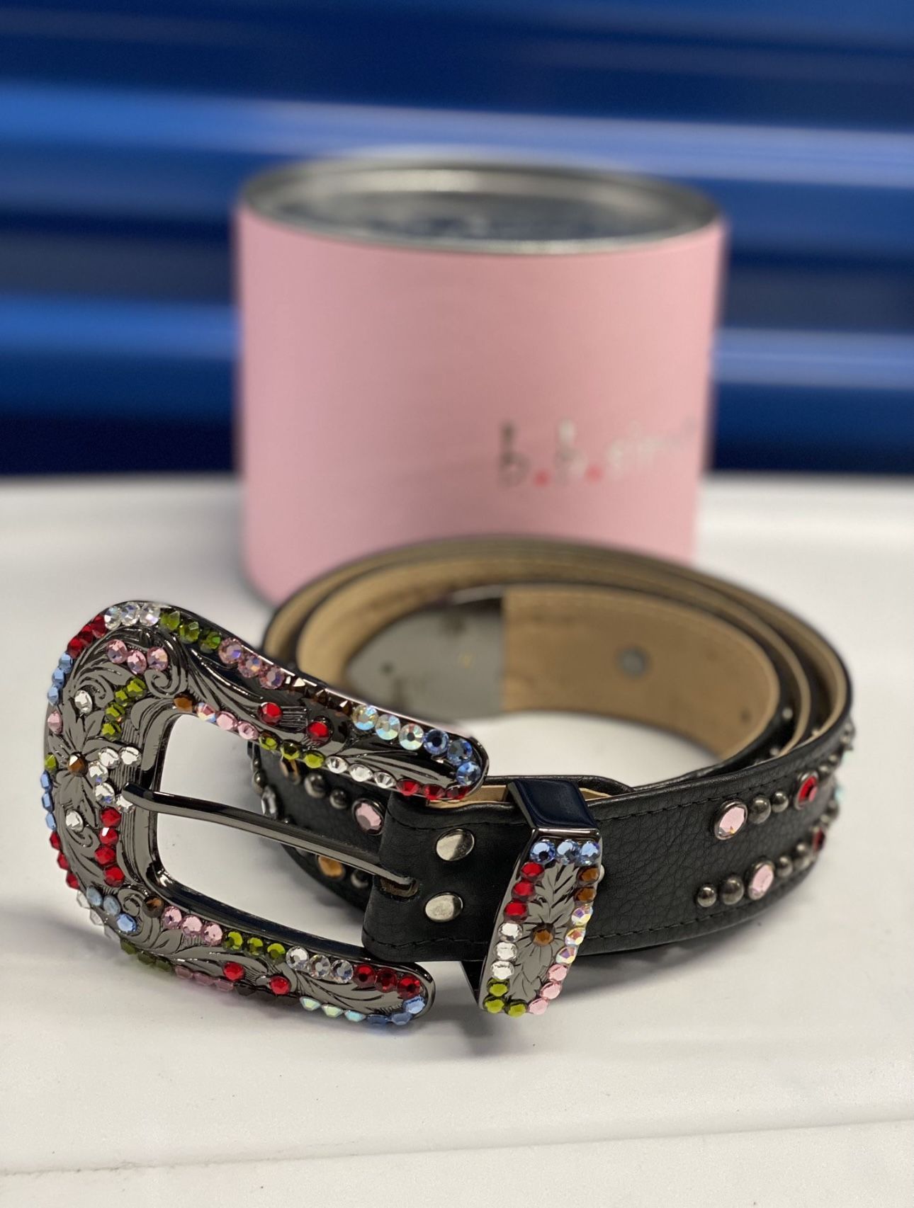 Authentic B.B. Simon Arabella Designer Belt Size 34 Fits Size 32-34 Waist