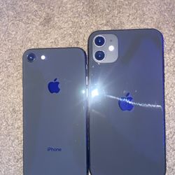 IPHONE 11 and IPHONE 8 BUNDLE***
