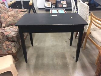 Black desk