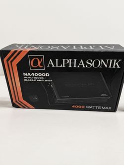 Alphasonik mono block amplifier NA4000D