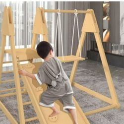 Swing ,play Set Wood in Box  NEW
